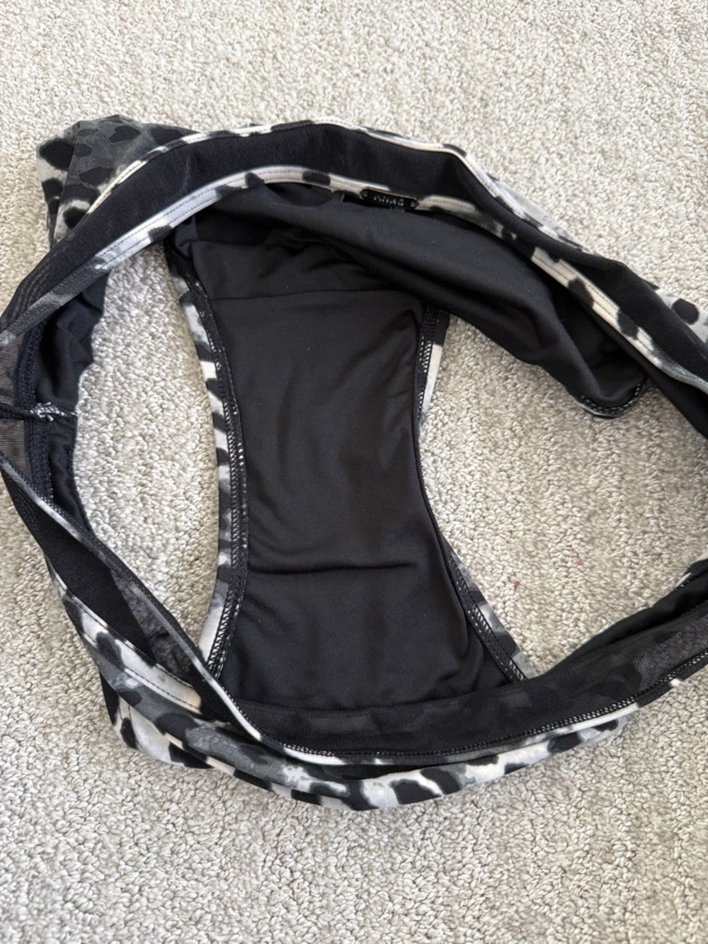 Dkny Black & White Leopard Print Women's Bikini Set - Picture 8 of 8